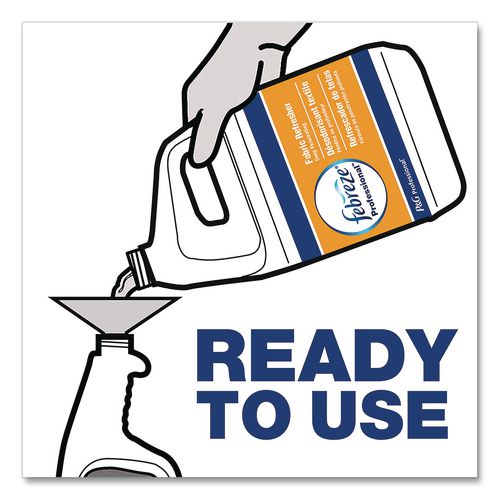 Image of Febreze® 33032 Professional Deep Penetrating Fabric Refresher, Fresh Clean, 1 Gal Bottle, 3/carton