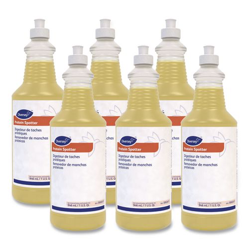 Image of Diversey 5002611 Protein Spotter, Fresh Scent, 32 Oz Bottle, 6/carton