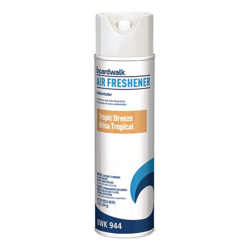 Image of Boardwalk® 1000012133 Aerosol Air Freshener, Tropic Breeze, 10 oz Aerosol Can, 6/Carton