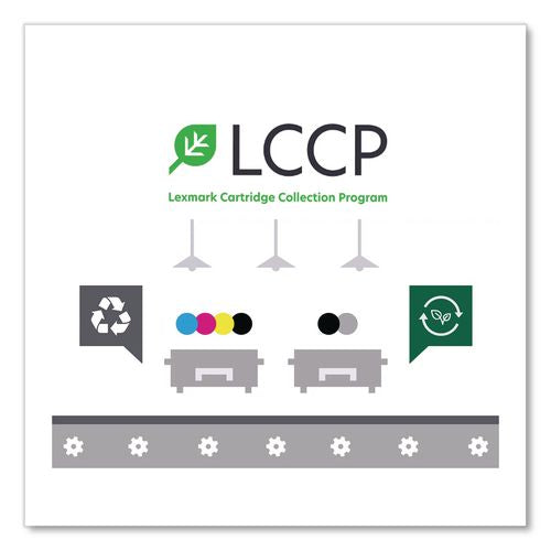 Image of Lexmark 20N1HK0 20n1hk0 Return Program High-Yield Toner, 4,500 Page-Yield, Black