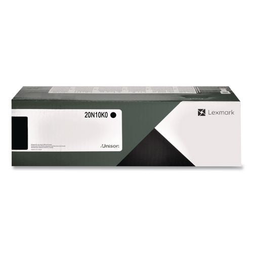Image of Lexmark 20N10K0 20n10k0 Return Program Toner, 1,500 Page-Yield, Black