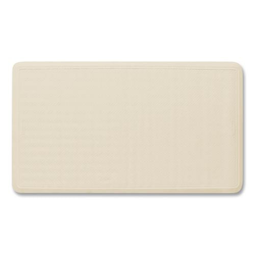 Image of Rubbermaid® Commercial 1982726 Safti-Grip Bath Mats, White Textured Surface, Suction-Cup Backing, 16" x 28"