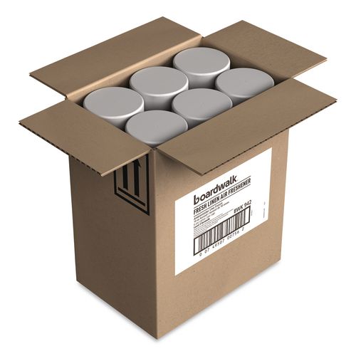 Image of Boardwalk® 1000000035 Aerosol Air Freshener, Fresh Linen, 10 oz Aerosol Spray, 6/Carton
