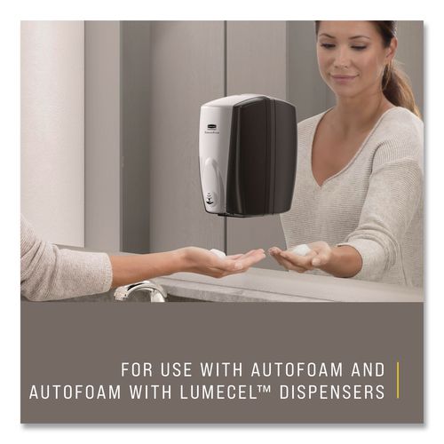 Image of Rubbermaid® Commercial FG750112 Autofoam Hand Soap Refill, Lotion Soap with Moisturizer, Light Citrus Scent, 1,100 mL, 4/Carton