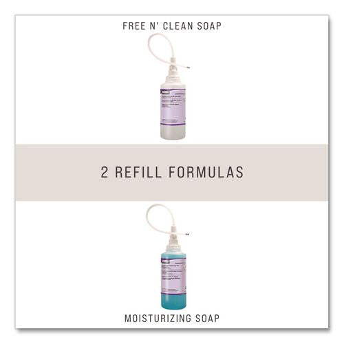 Image of Rubbermaid® Commercial FG750389 TC OneShot Moisturizer Enriched Foam Soap Refill, Unscented, 800 mL, 4/Carton