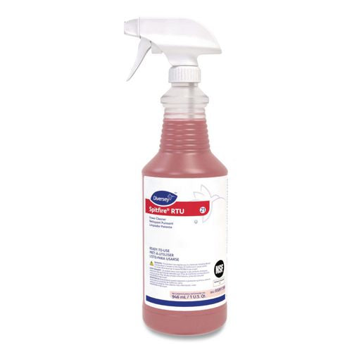 Image of Diversey 95891789 Spitfire Power Cleaner, Liquid, Fresh Pine Scent, 32 Oz Spray Bottle, 12/carton