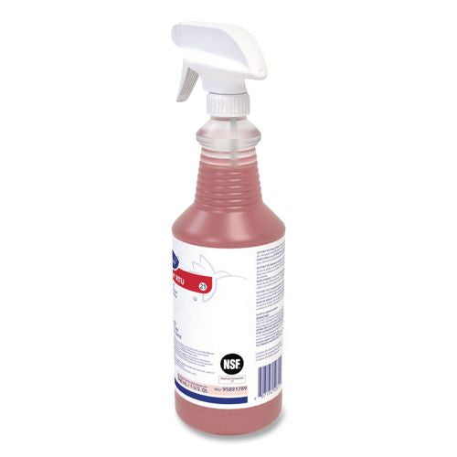 Image of Diversey 95891789 Spitfire Power Cleaner, Liquid, Fresh Pine Scent, 32 Oz Spray Bottle, 12/carton