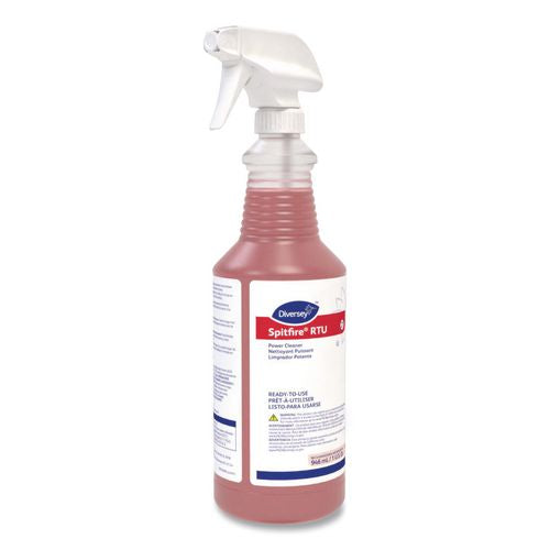 Image of Diversey 95891789 Spitfire Power Cleaner, Liquid, Fresh Pine Scent, 32 Oz Spray Bottle, 12/carton