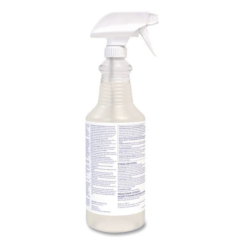 Image of Diversey 04743. Virex Tb Disinfectant Cleaner, Lemon Scent, Liquid, 32 Oz Bottle, 12/carton