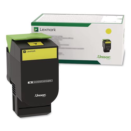 Image of Lexmark 70C1HY0 70c1hy0 Return Program High-Yield Toner, 3,000 Page-Yield, Yellow