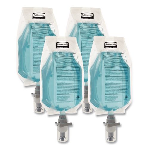 Image of Rubbermaid® Commercial FG750112 Autofoam Hand Soap Refill, Lotion Soap with Moisturizer, Light Citrus Scent, 1,100 mL, 4/Carton