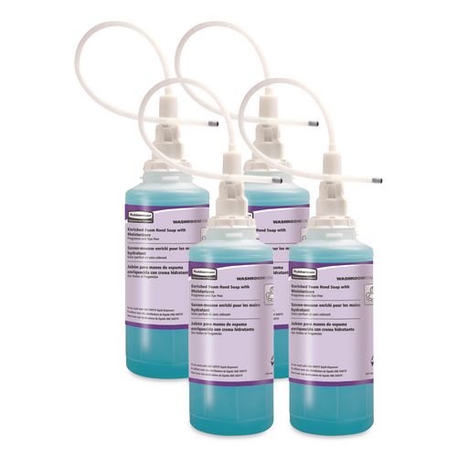 Image of Rubbermaid® Commercial FG750517 Enriched Moisturizing Foam Hand Soap Refill, Citrus Scent, 800 mL, 4/Carton