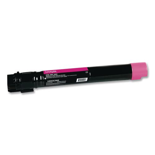 Image of Lexmark X950X2MG X950x2mg Extra High-Yield Toner, 22,000 Page-Yield, Magenta
