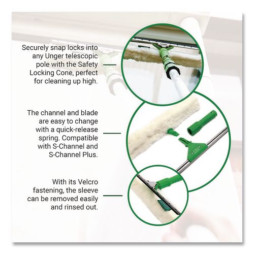 Image of Unger® VV350/VP350 Visa Versa Squeegee, 14" Wide Blade