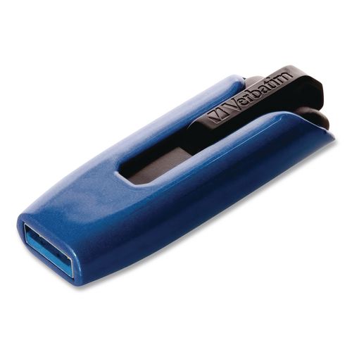 Image of Verbatim® 49807 V3 Max Usb 3.0 Flash Drive, 64 Gb, Blue