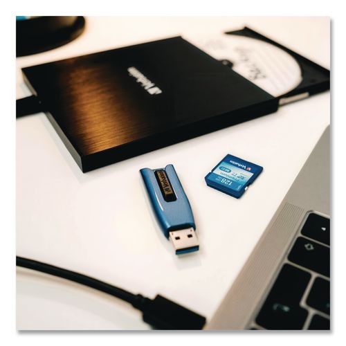 Image of Verbatim® 49807 V3 Max Usb 3.0 Flash Drive, 64 Gb, Blue