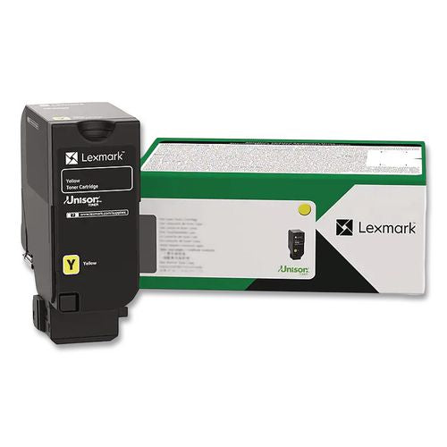 Image of Lexmark 74C1HY0 74c1hy0 Return Program Unison High-Yield Toner, 12,000 Page-Yield, Yellow