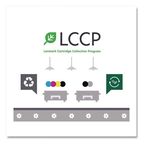 Image of Lexmark C746H4KG C746h4kg Return Program High-Yield Toner, 12,000 Page-Yield, Black, Taa Compliant
