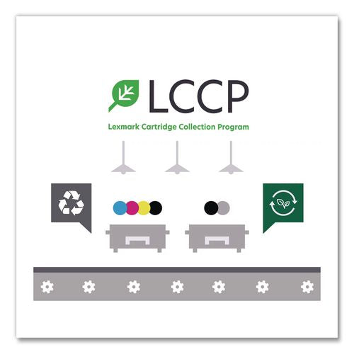 Image of Lexmark C540h1cg Return Program High-Yield Toner, 2,000 Page-Yield, Cyan