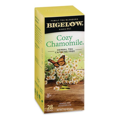 Image of Bigelow® RCB10401 Single Flavor Tea, Cozy Chamomile, 28 Bags/box