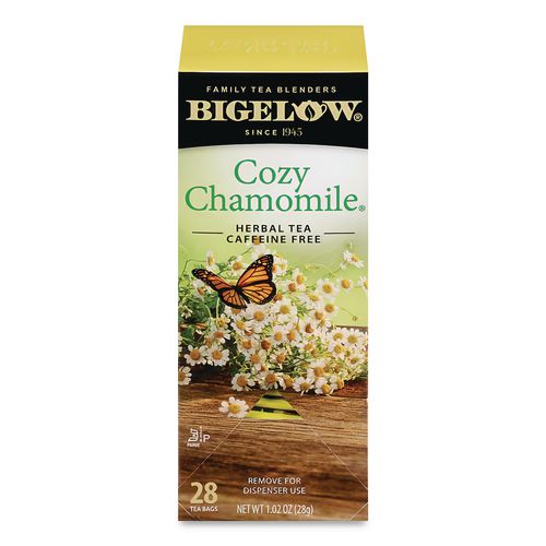 Image of Bigelow® RCB10401 Single Flavor Tea, Cozy Chamomile, 28 Bags/box