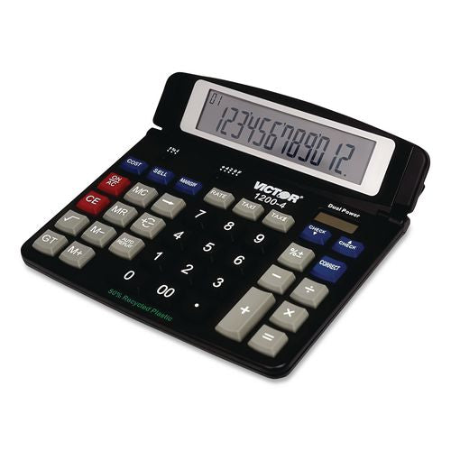Image of Victor® 12004 1200-4 Business Desktop Calculator, 12-Digit Lcd