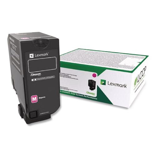 Image of Lexmark 74C1SM0 74c1sm0 Return Program Unison Toner, 7,000 Page-Yield, Magenta