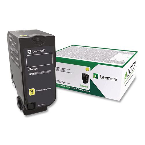 Image of Lexmark 74C1SY0 74c1sy0 Return Program Toner, 7,000 Page-Yield, Yellow