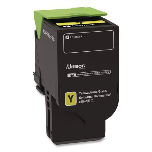 Image of Lexmark 78C1XY0 78C1XY0 Return Program Extra High-Yield Toner, 5,000 Page-Yield, Yellow