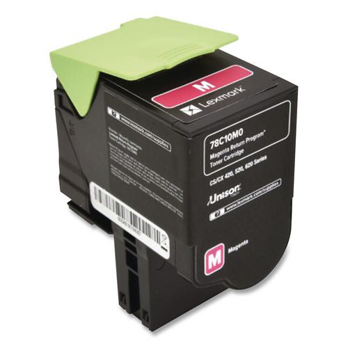Image of Lexmark 78C10M0 78c10m0 Return Program Toner, 1,400 Page-Yield, Magenta