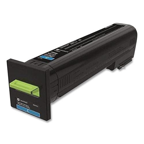 Image of Lexmark 82K0HCG 82k0hcg Return Program High-Yield Toner, 17,000 Page-Yield, Cyan
