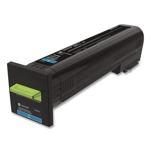 Image of Lexmark 82K1HC0 82k1hc0 Return Program High-Yield Toner, 17,000 Page-Yield, Cyan