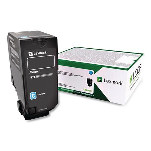 Image of Lexmark 74C1SC0 74c1sc0 Return Program Unison Toner, 7,000 Page-Yield, Cyan