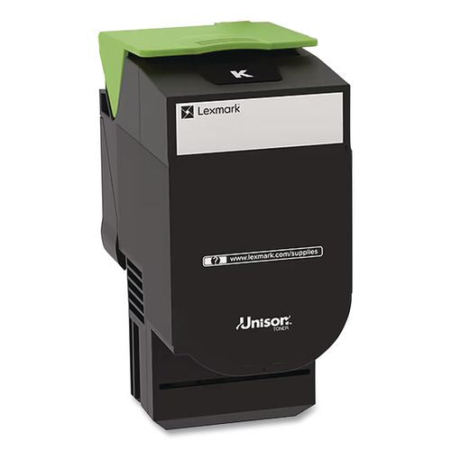 Image of Lexmark 80C1SK0 80c1sk0 Return Program Toner, 2,500 Page-Yield, Black