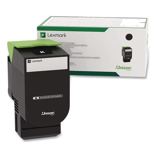Image of Lexmark 80C1SK0 80c1sk0 Return Program Toner, 2,500 Page-Yield, Black