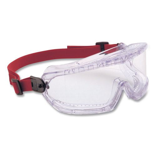 Image of Honeywell Uvex 11250800 V-Maxx Safety Goggles, Clear Anti-Fog Lens, Clear Frame