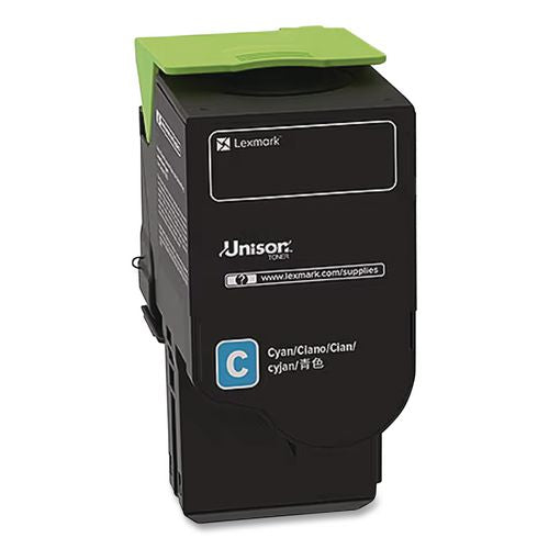 Image of Lexmark C2310C0 C2310c0 Toner, 1,000 Page-Yield, Cyan