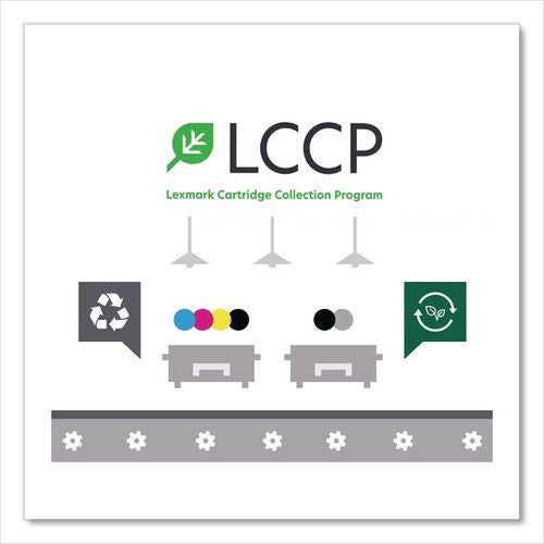 Image of Lexmark 82K1HY0 82k1hy0 Return Program High-Yield Toner, 17,000 Page-Yield, Yellow