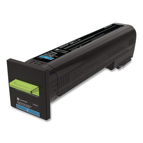 Image of Lexmark 82K1XC0 82k1xc0 Return Program Extra High-Yield Toner, 22,000 Page-Yield, Cyan