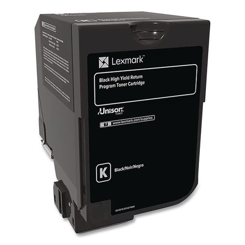 Image of Lexmark 84C0HKG 84c0hkg Unison High-Yield Toner, 25,000 Page-Yield, Black