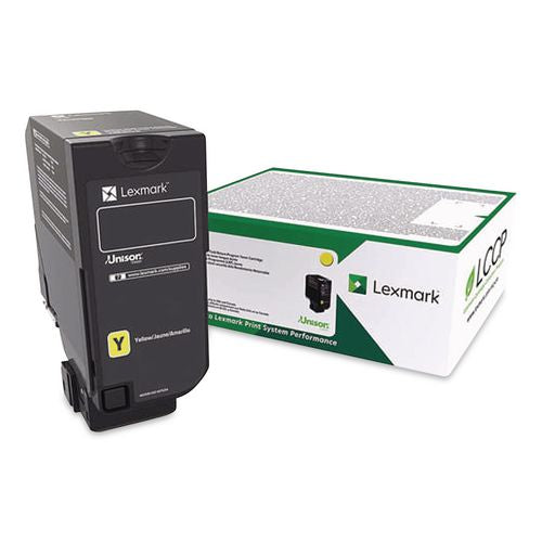 Image of Lexmark 84C1HY0 84c1hy0 Return Program Unison High-Yield Toner, 16,000 Page-Yield, Yellow