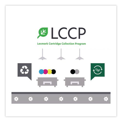 Image of Lexmark 84C1HY0 84c1hy0 Return Program Unison High-Yield Toner, 16,000 Page-Yield, Yellow