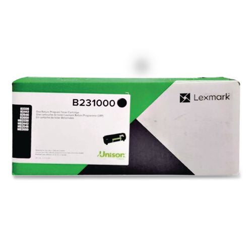 Image of Lexmark B231000 B231000 Toner, 3,000 Page-Yield, Black