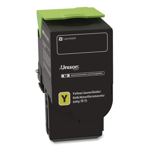 Image of Lexmark C231HY0 C231hy0 Return Program High-Yield Toner, 2,300 Page-Yield, Yellow