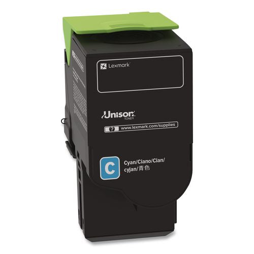 Image of Lexmark C241XC0 C241xc0 Return Program Extra High-Yield Toner, 3,500 Page-Yield, Cyan