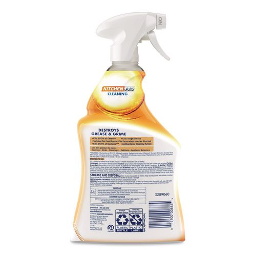 Image of LYSOL® Brand 19200-79556 Kitchen Pro Antibacterial Cleaner, Citrus Scent, 22 Oz Spray Bottle, 9/carton
