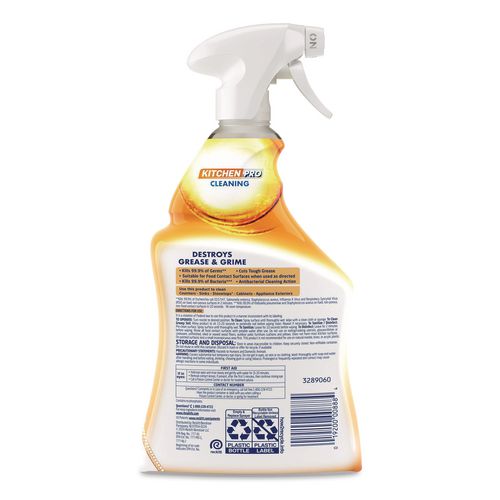 Image of LYSOL® Brand 19200-79556 Kitchen Pro Antibacterial Cleaner, Citrus Scent, 22 Oz Spray Bottle