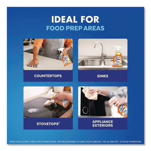 Image of LYSOL® Brand 19200-79556 Kitchen Pro Antibacterial Cleaner, Citrus Scent, 22 Oz Spray Bottle