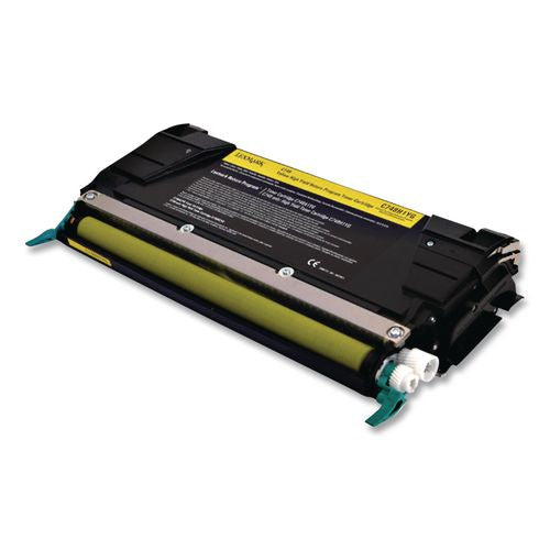 Image of Lexmark C748H1YG C748h1yg Return Program High-Yield Toner, 10,000 Page-Yield, Yellow