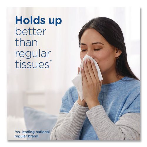 Image of Puffs® 34899 Plus Lotion Facial Tissue, 2-Ply, White, 56 Sheets/Box, 24 Boxes/Carton
